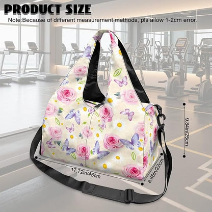 Yoga Mat Bag for Women Men Large Carryall Tote with Adjustable Shoulder Strap for Gym Yoga Travel Pilates Office