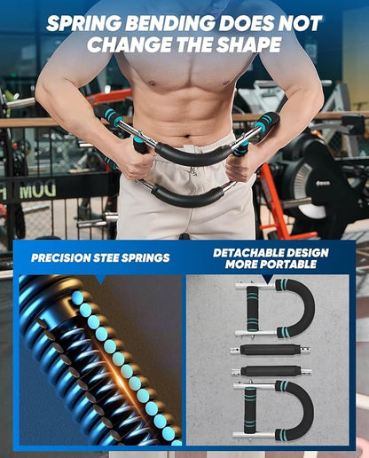 Twister Arm Trainer, Adjustable Resistance Twister Arm Exerciser Chest Exerciser for Men, Portable Chest Workout Equipment Arm Trainer, Forearm Triceps Chest Enhanced Exercise Strengthener