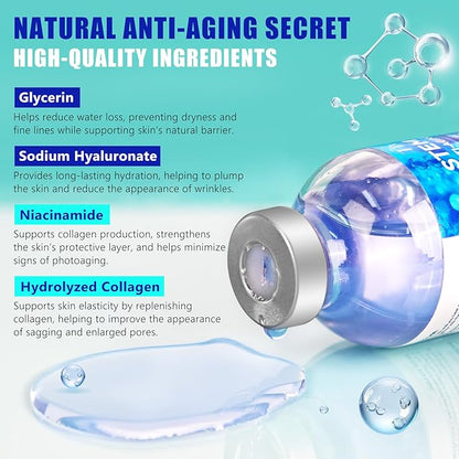 Stem Cell Serum for Face, Stem Cell Anti-Aging Serum for Women, Supports Anti-Wrinkle, Hydrate, Firm & Improve Skin Elasticity, and Renew Your Skin for a Youthful Glow (1.2 Fl Oz)