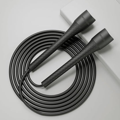 Unbreakable 5mm pvc Jump Rope – Pro-Grade PP Handles with Diamond Texture, 40X Strength PVC Cord, Adjustable 3m Length for HIIT, Home Gym, or Boxing Training (Portable & Tangle-Free)
