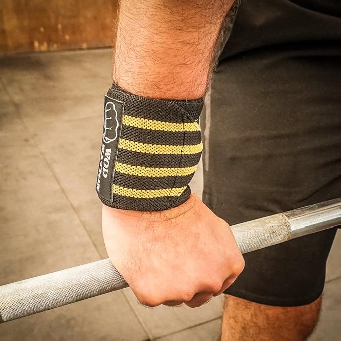 WOD Nation Wrist Wraps for Weightlifting & Strength Training – Professional Gym Straps w/Thumb Loop for Men & Women