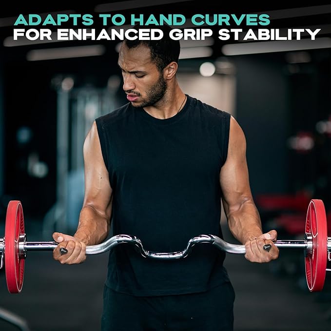 2 Pack Weight Lifting Gloves for Men Women Anti-Slip Workout Grips Gym Gloves Ergonomic Fingerless Gym Grip for Weightlifting,Dumbbell,Deadlifts Pull-Ups Crossfit Training, Sweat-Free Palm Protection