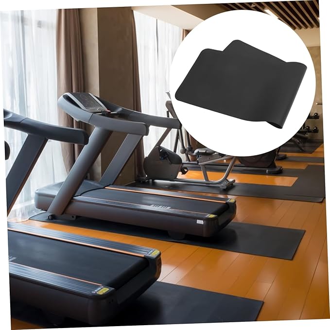 Home Fitness Equipment Treadmill Accessories Rubber Exercise Mat for Gym