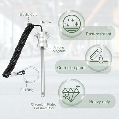 Weight Stack Pin, Weight Gym Pin Strength Training Equipment Replacement with Pull Rope for Home Gym Club