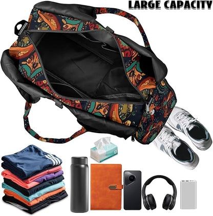 Yoga Mat Bag for Women Men Large Carryall Tote with Adjustable Shoulder Strap for Gym Yoga Travel Pilates Office