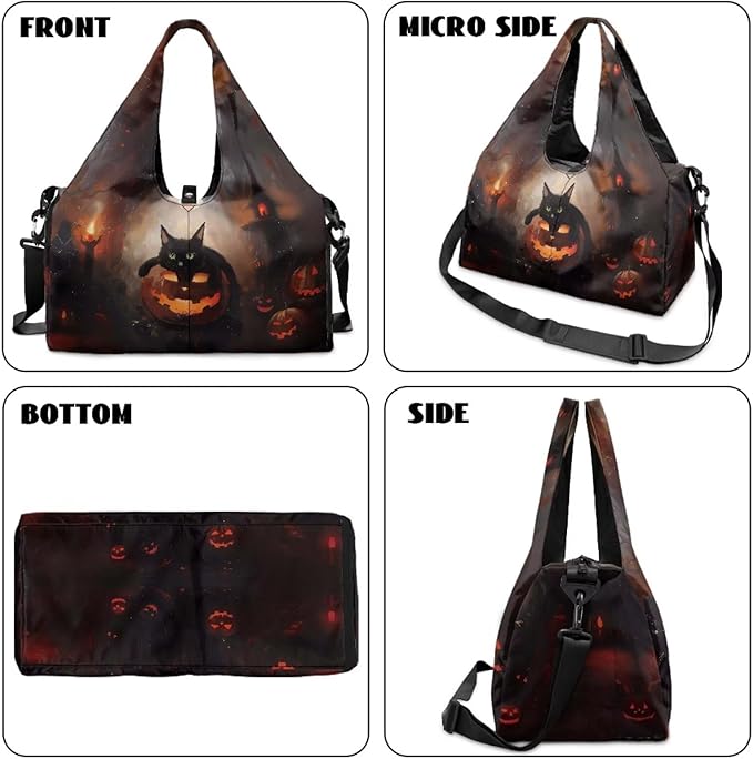 Yoga Mat Bag for Women Men Large Carryall Tote with Adjustable Shoulder Strap for Gym Yoga Travel Pilates Office
