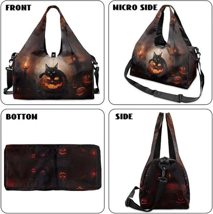 Yoga Mat Bag for Women Men Large Carryall Tote with Adjustable Shoulder Strap for Gym Yoga Travel Pilates Office