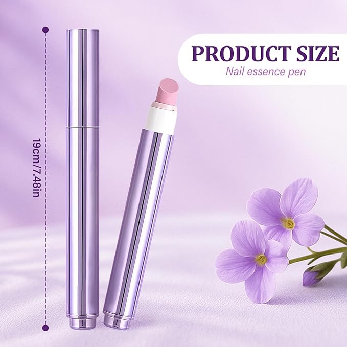 3 Pcs 3-in-1 Nail Care Pen, 2025 New 3-in-1 Cuticle Oil Pen, Upgrade 3 in 1 Nail Care Pen, for Hangnails, Dry & Damaged Nails, Moisturize Strengthen Brighten Nails Care