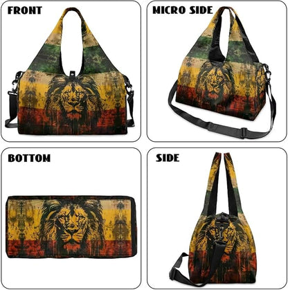 Yoga Mat Bag for Women Men Large Carryall Tote with Adjustable Shoulder Strap for Gym Yoga Travel Pilates Office