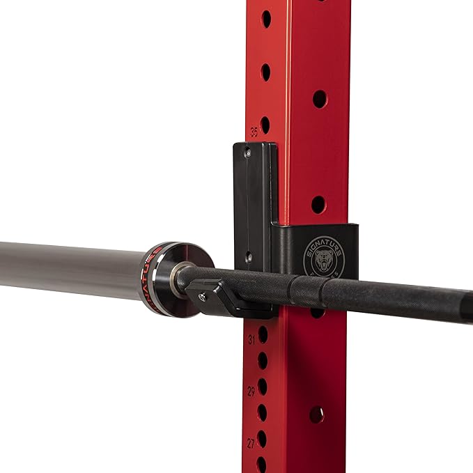 Signature Fitness SF-3 1,500 Pound Capacity 3” x 3” Power Cage Squat Rack, Includes J-Hooks and Safety Straps, Other Optional Accessories