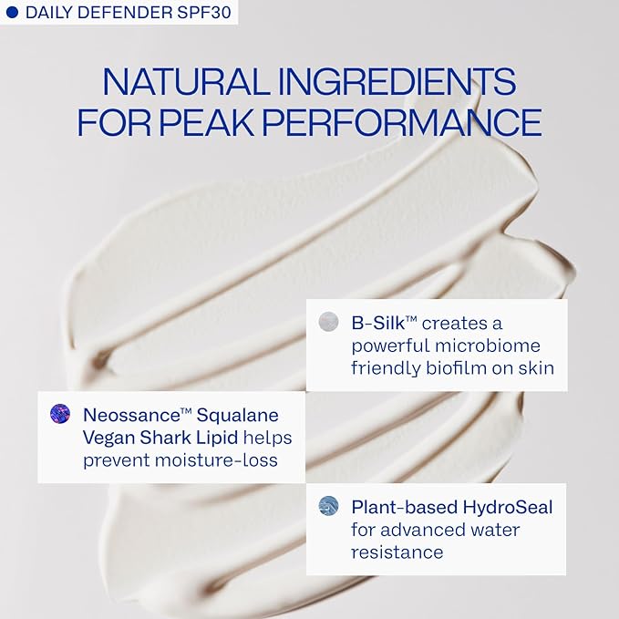 Daily System Bundle | Deeper Dive Moisturizer Serum & Daily Defender SPF 30 | Hydrating, Firming & Sun Protection | Natural, Eco-Friendly, Reef-Safe, Cruelty-Free | Suitable for All Skin Types