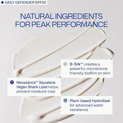 Daily System Bundle | Deeper Dive Moisturizer Serum & Daily Defender SPF 30 | Hydrating, Firming & Sun Protection | Natural, Eco-Friendly, Reef-Safe, Cruelty-Free | Suitable for All Skin Types