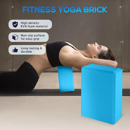 Pilates Ring Essentials Kit for Women,Home Fitness Equipment Sets with 12''Pilates Ring,2 Pilates Ball,Yoga Brick,Elastic Band & Other Accessories Suitable for Exercise & Shape Up-13PCS