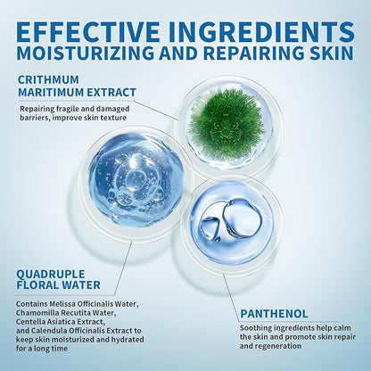 Moisturizing and Soothing Face Mask with Panthenol and Sodium Hyaluronate, Hydrating & Radiance Boosting, Safe for Sensitive Skin, Charcoal Face Mask, Pack of 10