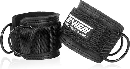 TAVIEW Ankle Straps Cable Machine Attachment for Gym - Cable Kickback Ankle Straps - Padded Ankle Cuffs for Glute Kickbacks and Leg Workouts