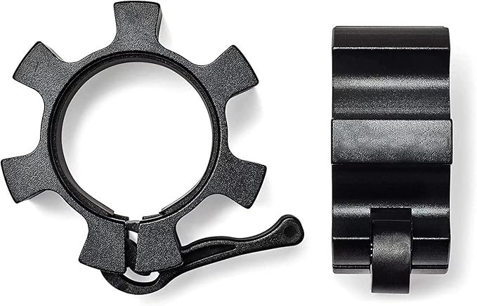 Metal Olympic Barbell Clamps 2inch Heavy Duty Exercise Collars,Weight Clips for 2" Barbell,Quick Release Weight Clamps for Weightlifting, Olympic Lifts Strength Fitness Training 1 Pair