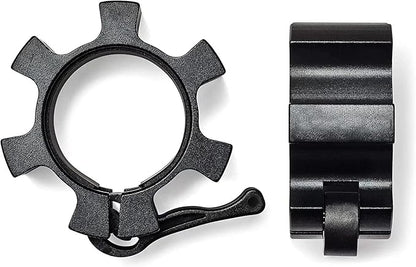 Metal Olympic Barbell Clamps 2inch Heavy Duty Exercise Collars,Weight Clips for 2" Barbell,Quick Release Weight Clamps for Weightlifting, Olympic Lifts Strength Fitness Training 1 Pair