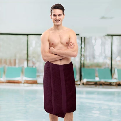 Utopia Towels 6 Pack Medium Bath Towel Set, 24 by 48 Inches, 500 GSM 100% Ring Spun Cotton, Lightweight and Highly Absorbent Quick Drying Premium Towels for Hotel, Spa and Bathroom, Burgundy