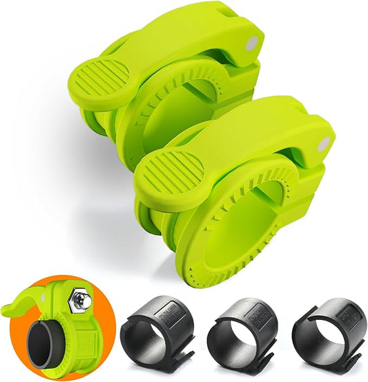 Mini Pro Barbell Clips 1 inch I Multi-Size Adjustable Barbell Collar I 1 inch Barbell ClampsIQuick Release Weight Clips Pair of Locking for Dumbbell Bar