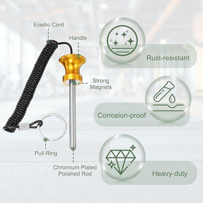 Weight Stack Pin, Weight Gym Pin Strength Training Equipment Replacement with Pull Rope for Home Gym Club