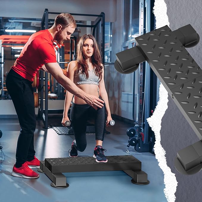 Steel Calf Raise Bar with Modular Design, Standing Calf Raise Machine for Home Gym, Ideal for Calf Stretching, Squat, Foot Stretch, High Capacity Anti-Slip Solid Calf Block