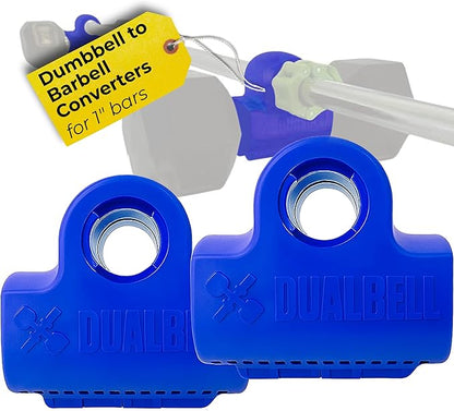Dumbbell Barbell Converter - Dumbbell Converter Home Gym Equipment, for 1" Standard Bars, Up to 250lb Capacity Barbell Adapters- Versatile Weight Lifting Set, Suitable for Men and Women