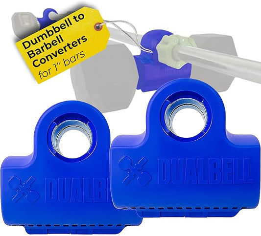 Dumbbell Barbell Converter - Dumbbell Converter Home Gym Equipment, for 1" Standard Bars, Up to 250lb Capacity Barbell Adapters- Versatile Weight Lifting Set, Suitable for Men and Women