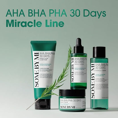SOME BY MI AHA BHA PHA 30 Days Miracle Toner – Pack of 2 – Korean Salicylic Acid Exfoliating Face Toner for All Skin Types – Daily Pore Care & Oil Control with 2% Niacinamide – Korean Skin Care