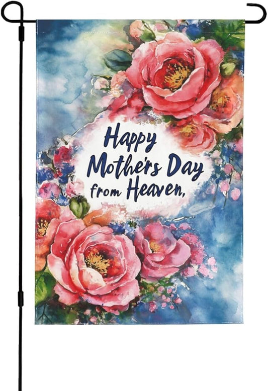 Mother Day Garden Flag 12x18 In Double Sided Yard Flags Lawn Sign Decor No Flagstand