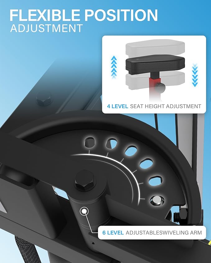 Chest Fly Machine PEC Deck: Fly and Reverse Delt Machine Adjustable Upper Body Home Gym Ab Workout Butterfly Machine for Chest, Back, Pectoral, Rear Deltoid and Shoulder Training