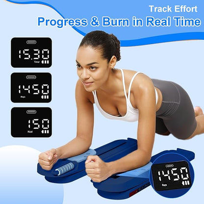 Portable Pilates Reformer Set for Women, Multi-Functional Pilates Exercise Board with Resistance Bands for Home Workouts, Core Strengthening, Toning, Abdominal Sculpting, Full-Body Fitness
