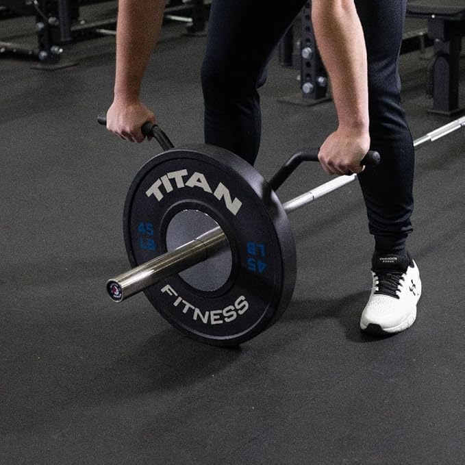 Titan Fitness Straight Landmine Handles with Rubber Grip