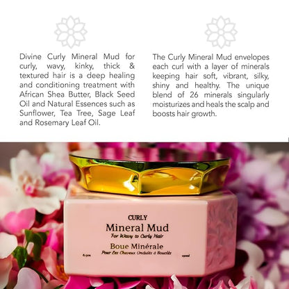 Hydration and Curly Mineral Mud (Curly & Wavy Hair, 8.5oz)