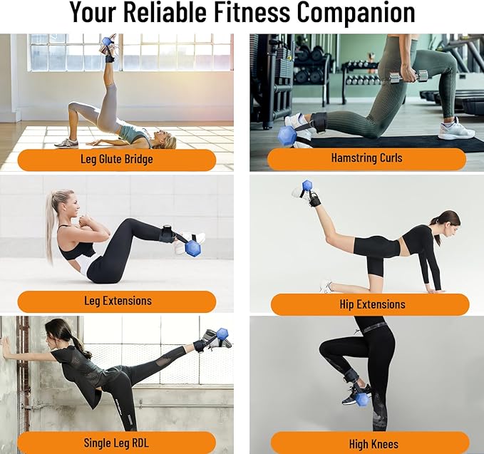Ankle Straps for Dumbbell and Cable Machine, Monkey Foot Dumbbell Attachment Straps for Gym Trainer and Ankle Straps for Weight Lifting, Leg Extensions for Women and Men