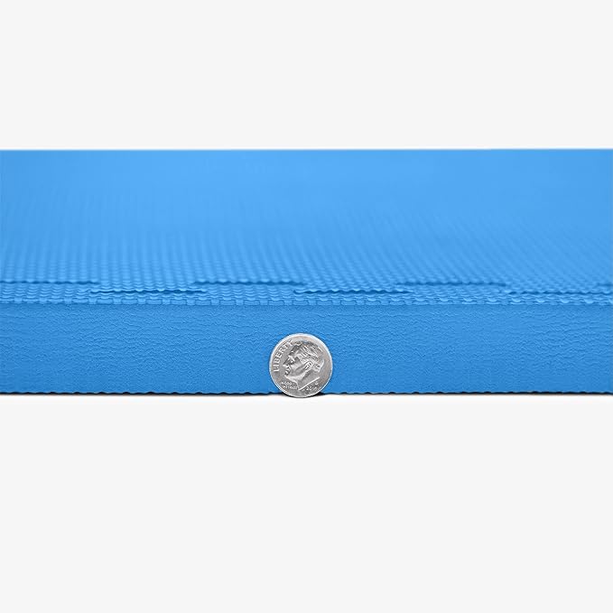 IncStores Fitness Foam Flooring Tiles | Low-Profile Interlocking Foam Tiles for Lightweight Floor Protection in Your Home Gym, Playroom, and More
