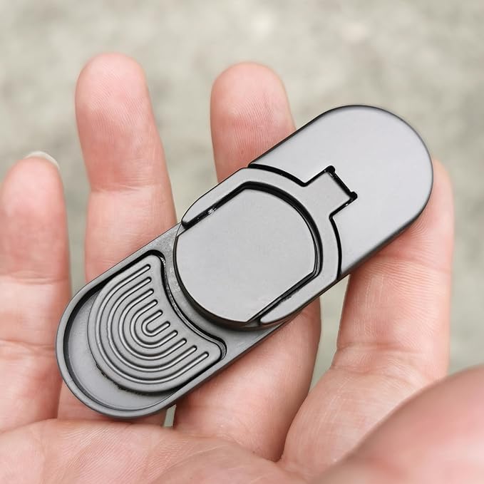 EDC Fidget Sliders Fidget Toys Stress Relief for Adults Magnetic Metal Target Push Slider Finger Push Spin Coins Decompression Toys EDC Haptic Slider