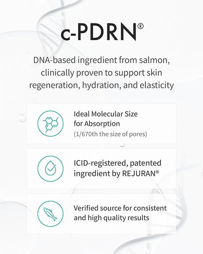 REJURAN® Rebalancing Toner, c-PDRN® – Salmon DNA Hydrating & Soothing Facial Toner for Skin Texture, Pore Care & Barrier Support with Salmon DNA. Korean Skin Care (4.05 fl oz)