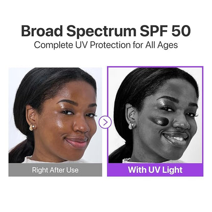 numbuzin No.9 Sunscreen | Super Defense Glow Sunscreen | Broad Spectrum SPF 50 | For All Skin Types & Skin Tones | Glowing, Dewy Finish, Water-Resistant | No White Cast, Korean Skincare | 1.69 fl. oz.