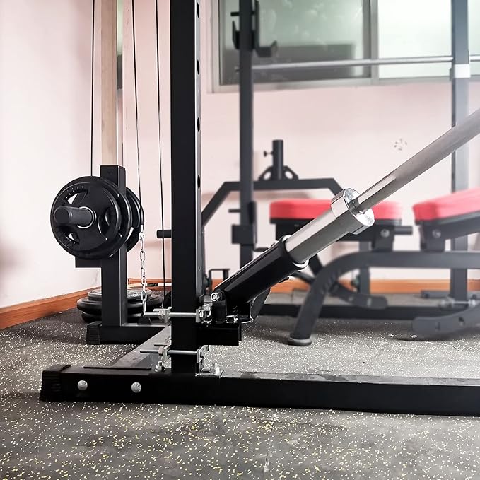 T Bar Row Platform Landmine Attachments for Squate Rack or Wall Mount Fits 2-inch Barbell, Landmine Base Gym Equipment, Power Cage Landmine for Almost of Power Rack