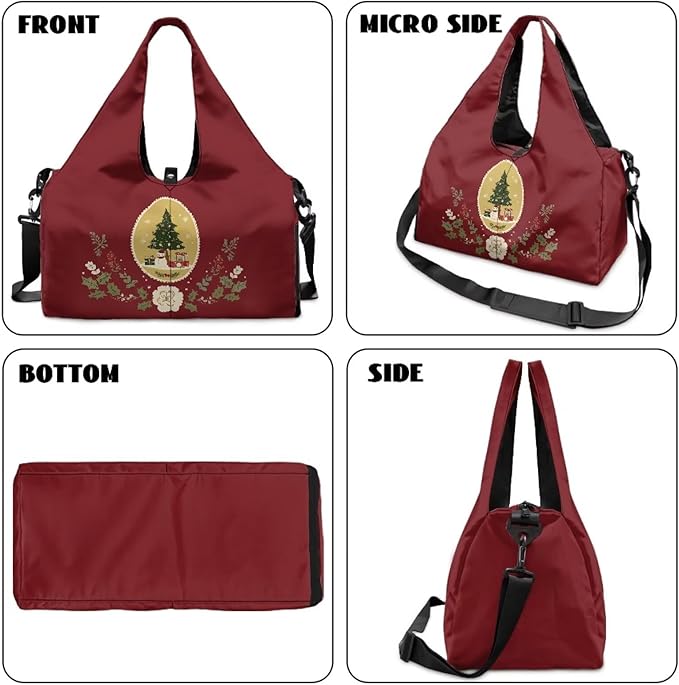 Yoga Mat Bag for Women Men Large Carryall Tote with Adjustable Shoulder Strap for Gym Yoga Travel Pilates Office