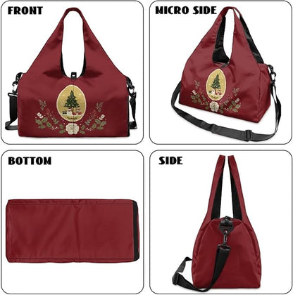 Yoga Mat Bag for Women Men Large Carryall Tote with Adjustable Shoulder Strap for Gym Yoga Travel Pilates Office