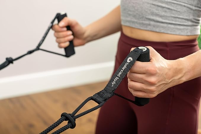 Balanced Body PolyPro Neoprene Handles, Comfortable Handles for Pilates Equipment, Workout Equipment for Home Gym or Studio Use, 1 Pair