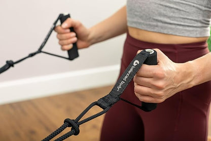 Balanced Body PolyPro Neoprene Handles, Comfortable Handles for Pilates Equipment, Workout Equipment for Home Gym or Studio Use, 1 Pair