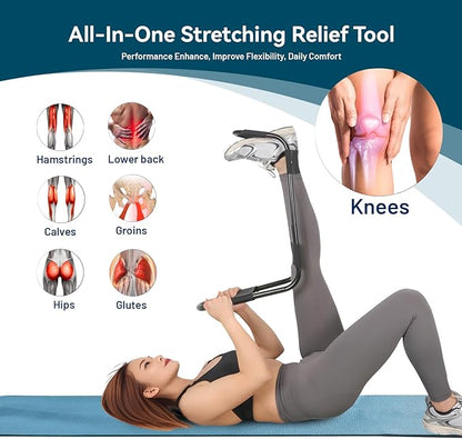 Hamstring Stretcher, Knee Extension Device, Lower Back, Hip & Calf Stretching