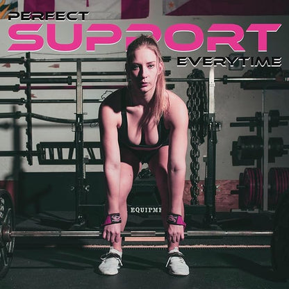 BEAST RAGE Lifting Wrist Straps for Weightlifting, Weight Lifting Straps Gym Grip Power Workouts Lifting Straps Padded Cotton Men Women Wrap Lift Deadlift Straps Hard Pull Exercise