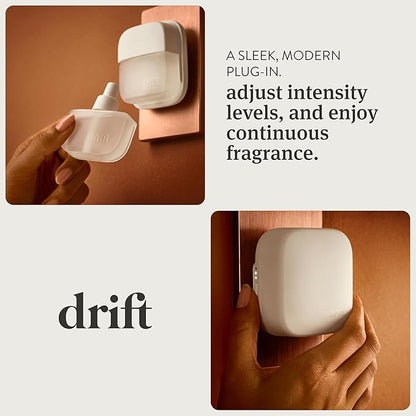 Drift Home Scent Diffuser Starter Kit in Teak - Adjustable and Long Lasting Diffuser Aroma - Clean Ingredients, Pet Safe