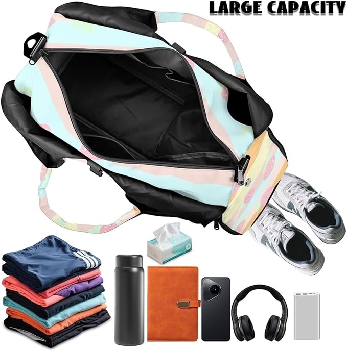 Yoga Mat Bag for Women Men Large Carryall Tote with Adjustable Shoulder Strap for Gym Yoga Travel Pilates Office