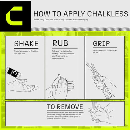 Grip Enhancer, Less Mess Non Toxic Replacement for Liquid Chalk, Grip Solution for Weightlifting, Gaming, Tennis, Golf, Engineered to Improve Grip for Longer