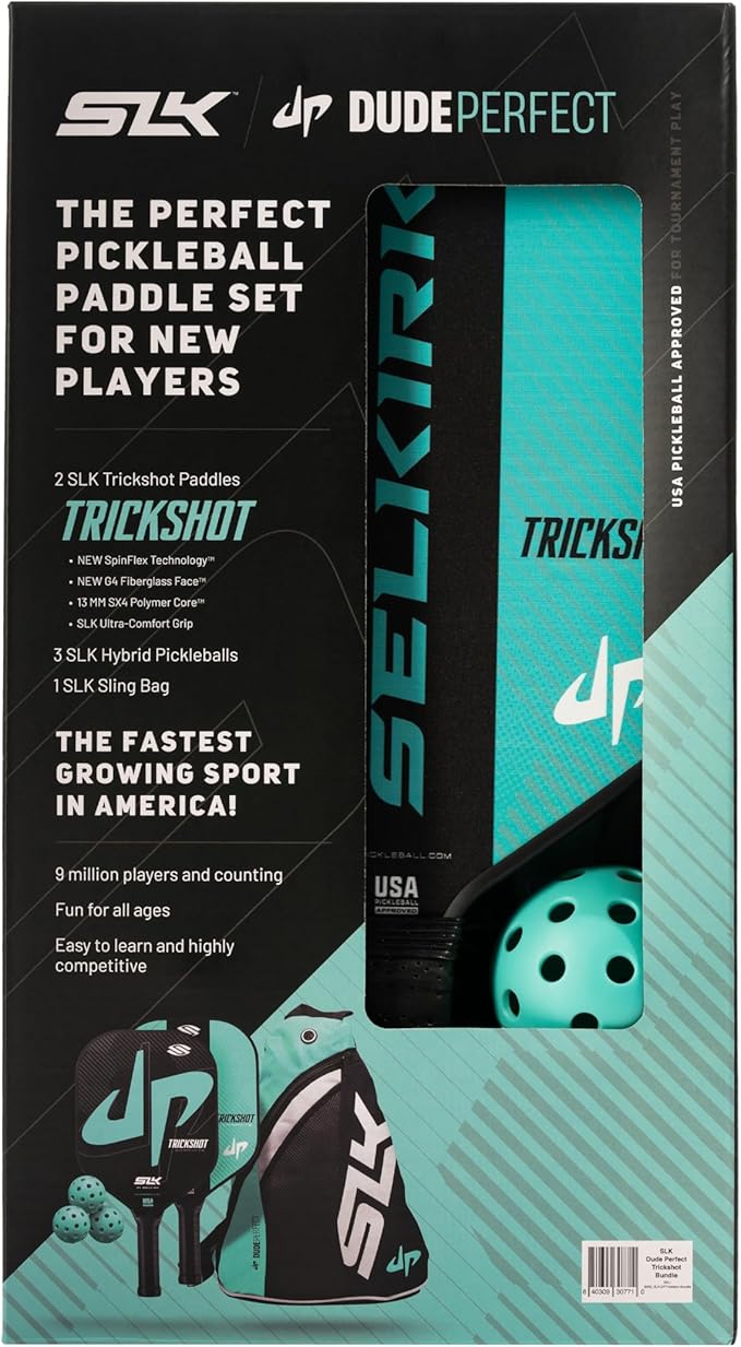 Selkirk Sport SLK Pickleball Paddles Set of 2 | Designed in The USA | Choose The SLK Neo Graphite, SLK Neo Fiberglass Pickleball Set or SLK Atlas Pickleball Bundle