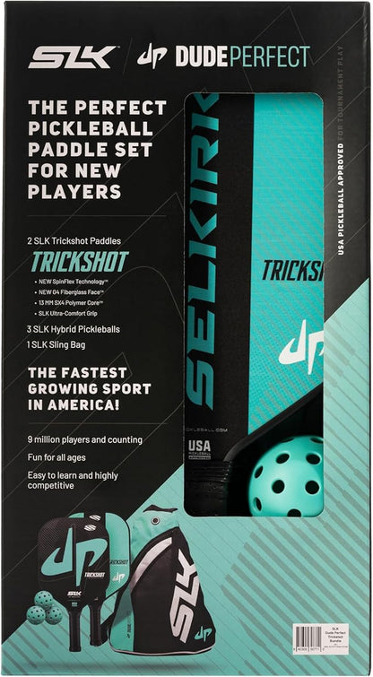 Selkirk Sport SLK Pickleball Paddles Set of 2 | Designed in The USA | Choose The SLK Neo Graphite, SLK Neo Fiberglass Pickleball Set or SLK Atlas Pickleball Bundle